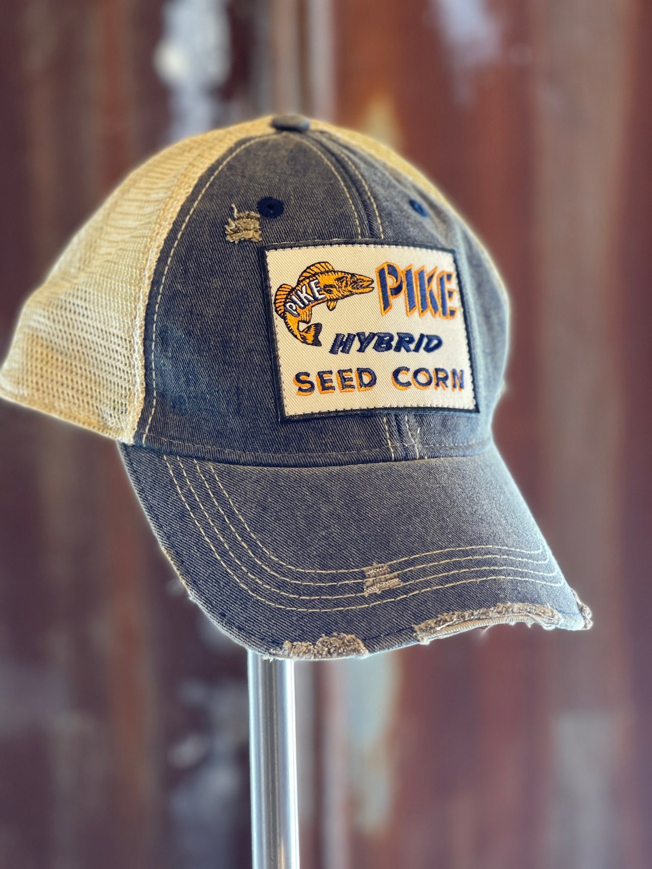Pike Seed Hat Angry Minnow Vintage