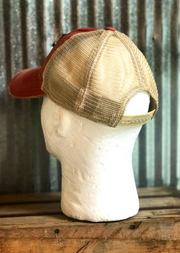 Heileman's Old Style Retro Hat- Distressed Red Snapback PRE ORDER