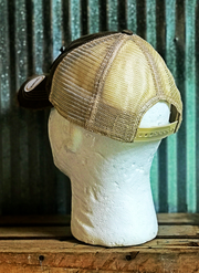 Olympia Beer IVORY Patch Hat - Distressed Brown Snapback