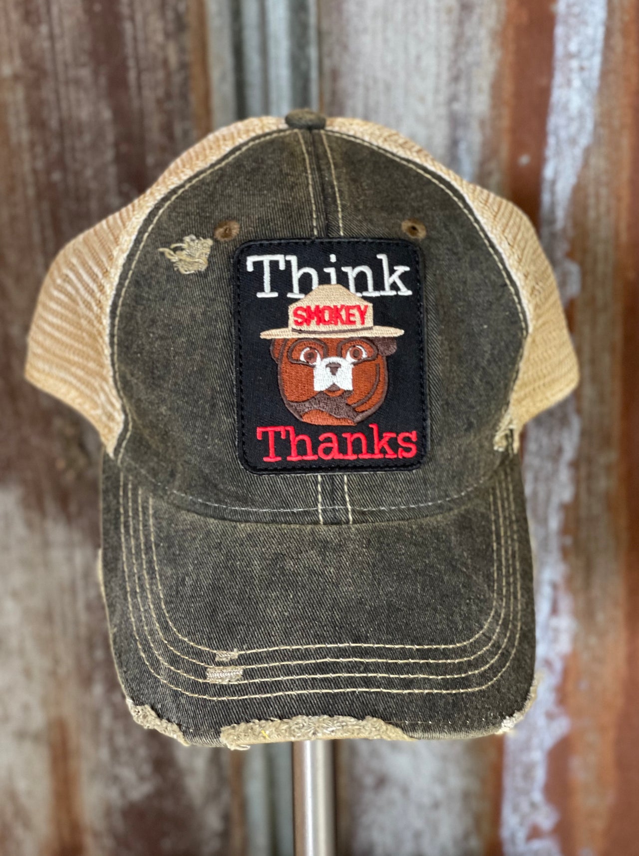 Smokey Bear Hat Angry Minnow
