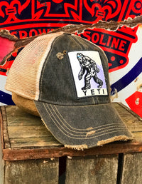 Thumbnail for Yeti the abominable snowman hat- Angry Minnow Vintage