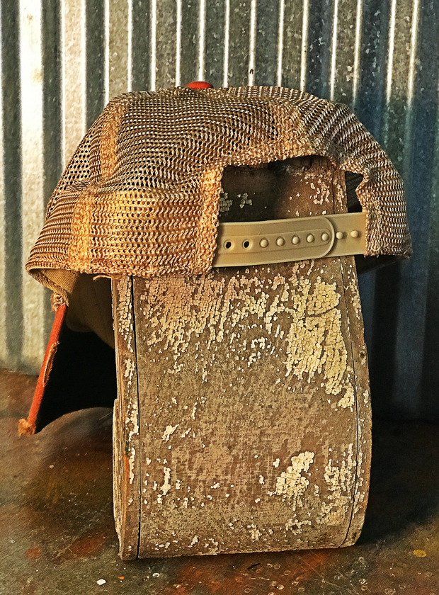 Super test Gasoline Retro Hat- Distressed Orange Snapback