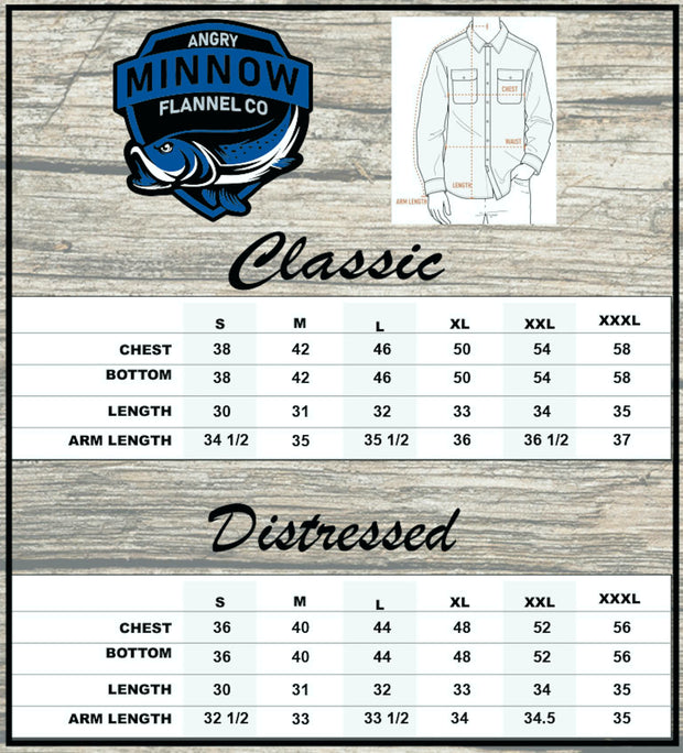 Angry Minnow Vintage Flannels